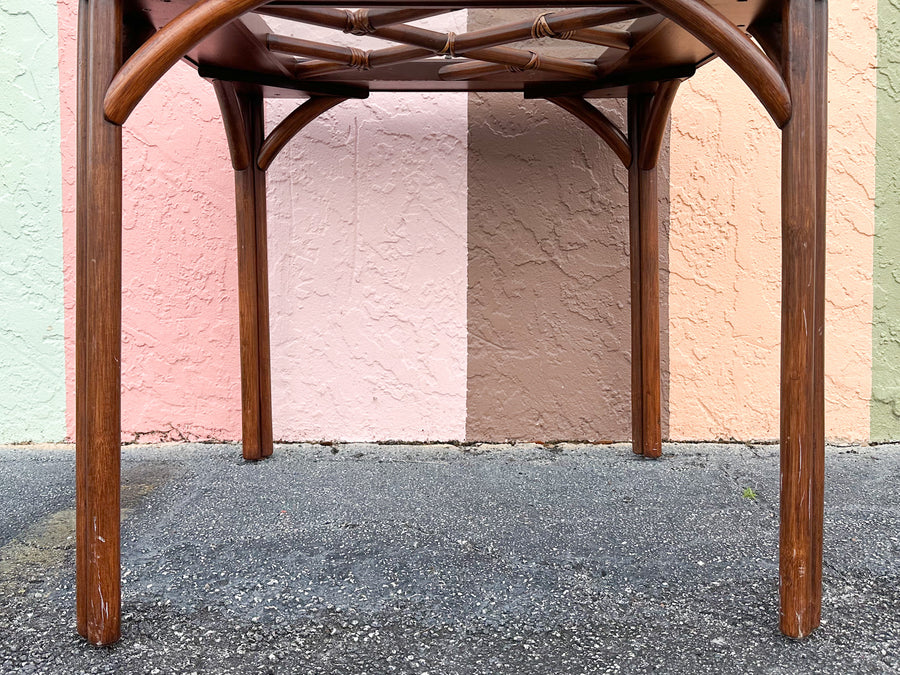 Chippendale Rattan Game Table