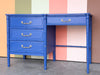 Painted Henry Link Faux Bamboo Desk