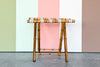 Faux Bamboo Luggage Rack
