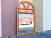 Old Florida Rattan Mirror