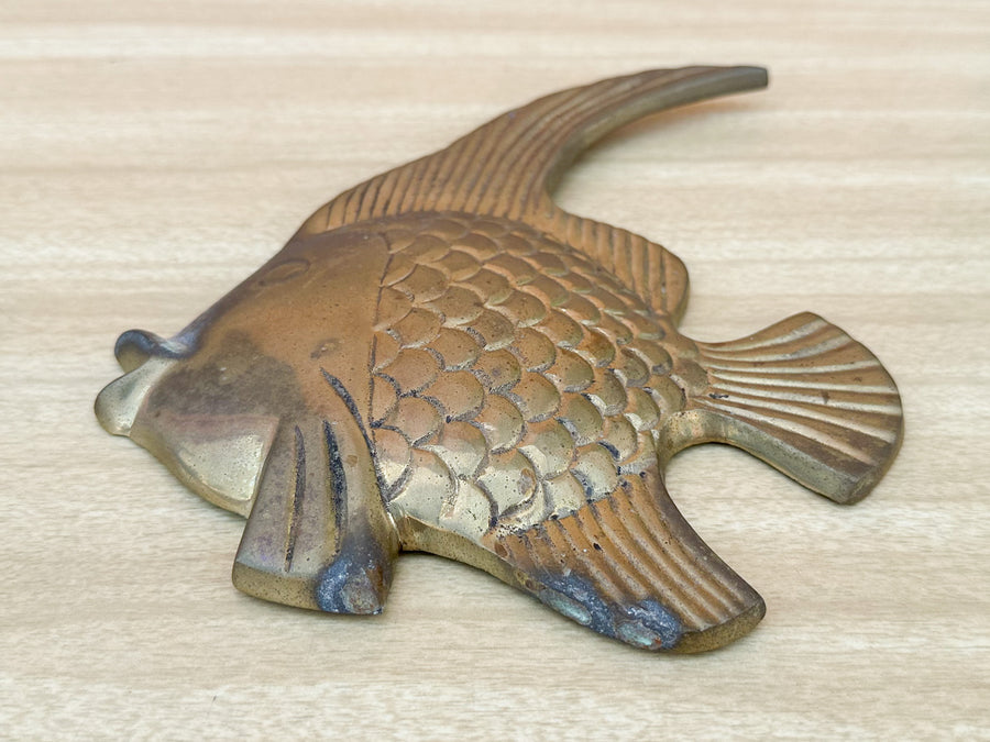 Set of Six Brass Angelfish