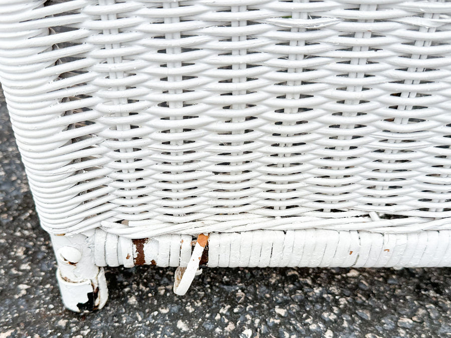 Pair of Moroccan Style Wicker Etageres