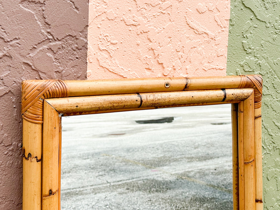 Old Florida Bamboo Mirror
