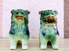 Pair of Green Foo Dogs