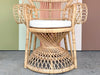 Fiddlehead Natural Rattan Peacock Chair