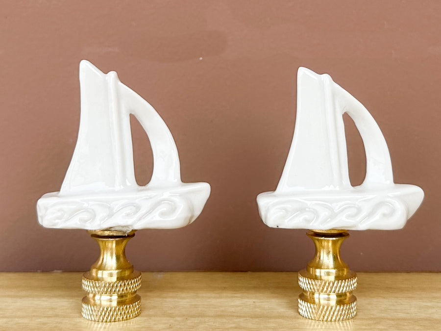 Wade Whimsies Oceana Finials - Sailboat