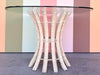 Coastal Chic Rattan Dining Table