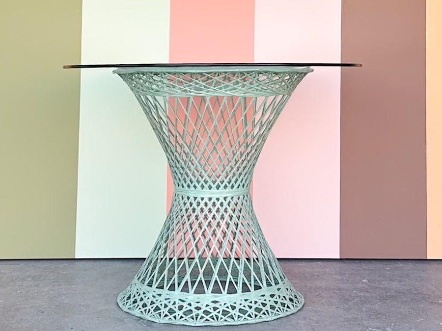 Seafoam Webspun Outdoor Dining Set