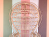 Fiddlehead Natural Rattan Peacock Chair