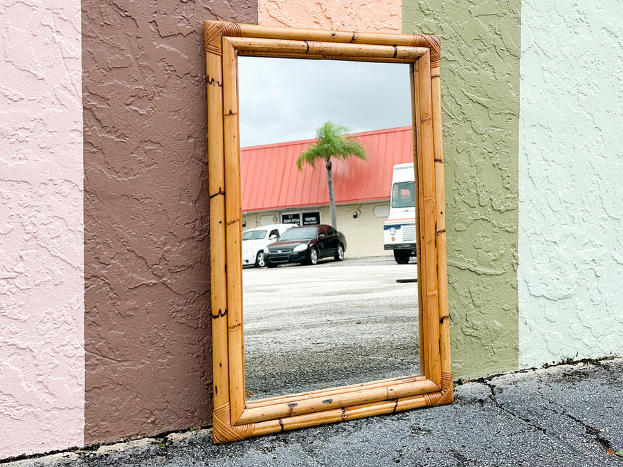 Old Florida Bamboo Mirror