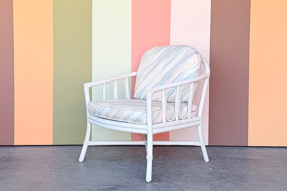 Ficks Reed Rattan Lounge Chair