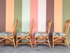 Set of Four Island Style Rattan Dining Chairs