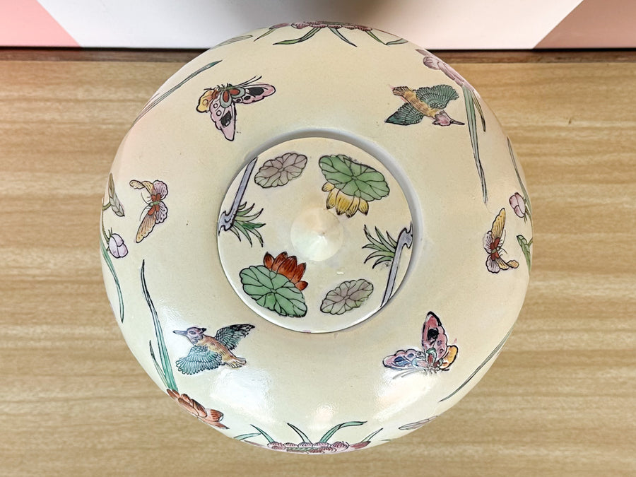 Colorful Lotus Temple Jar