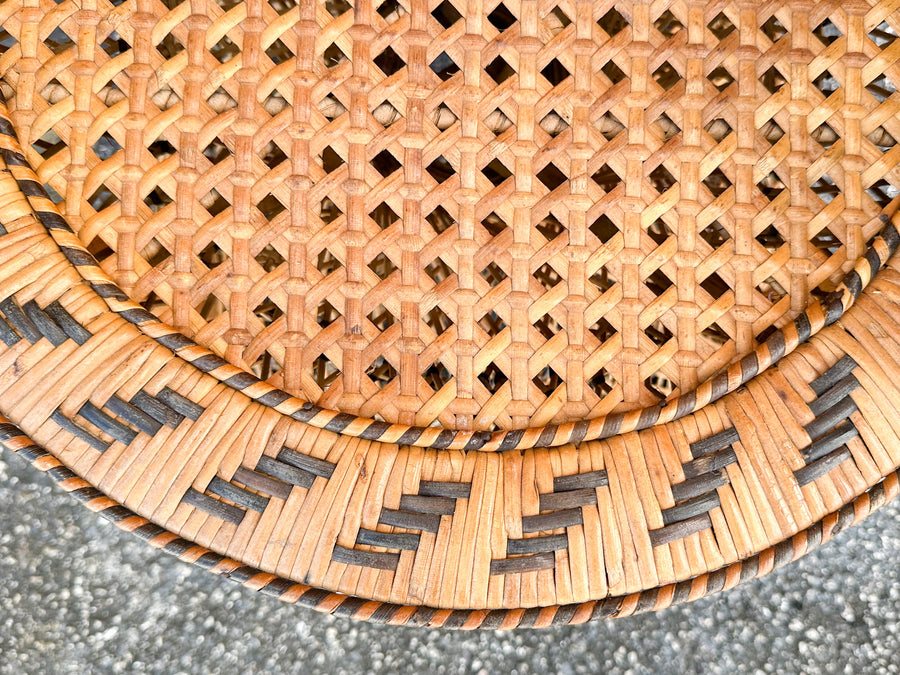 Petite Natural Rattan Peacock Chair