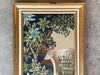 Old Florida Grey Heron Needlepoint Art