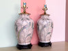 Pair of Chinoiserie Bird Lamps
