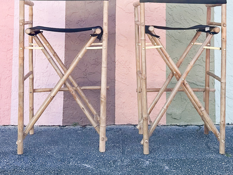 Kips Bay Show House Tiki Bar and Stools