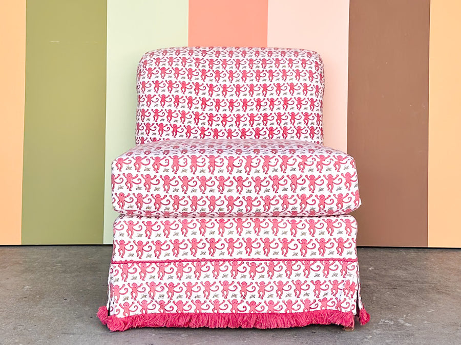 Roller Rabbit Upholstered Slipper Chair