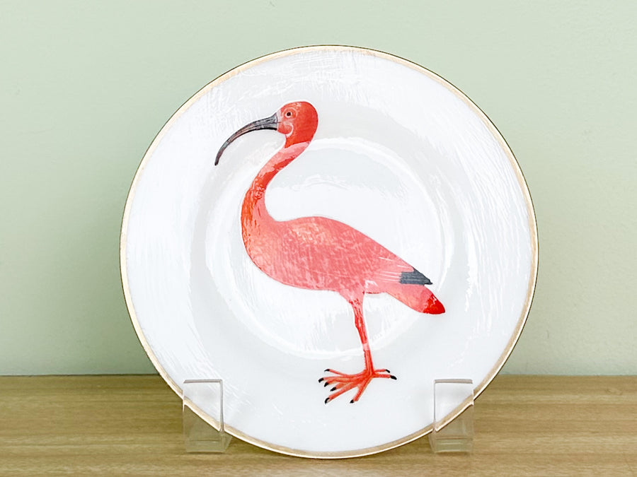 Set of Three Decoupage Bird Plates