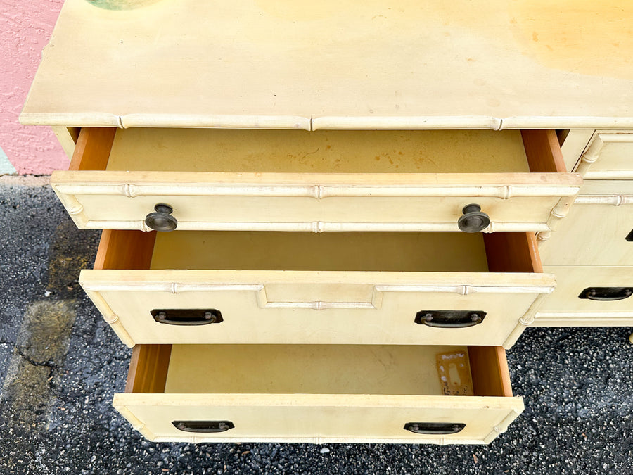 Ficks Reed Faux Bamboo Dresser