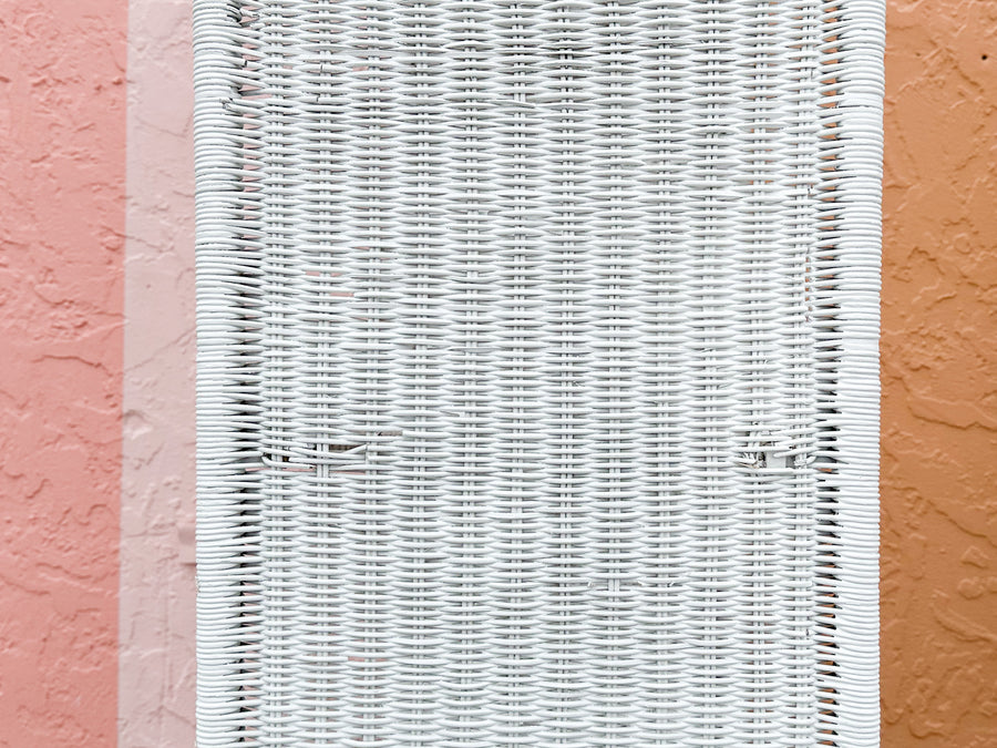 Pair of Moroccan Style Wicker Etageres