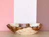 Hand Carved Teak Clam Shell Bowl