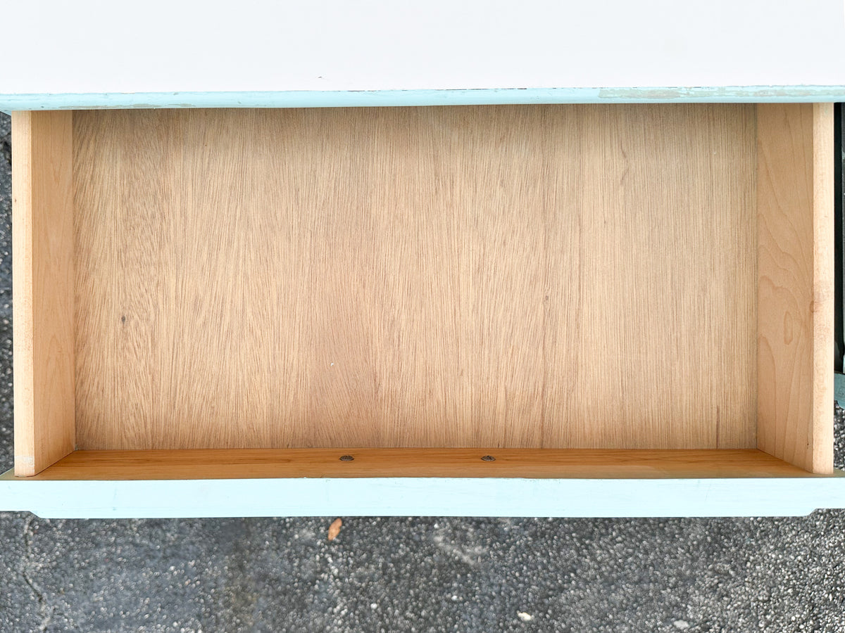 Ficks Reed Painted Rattan Server