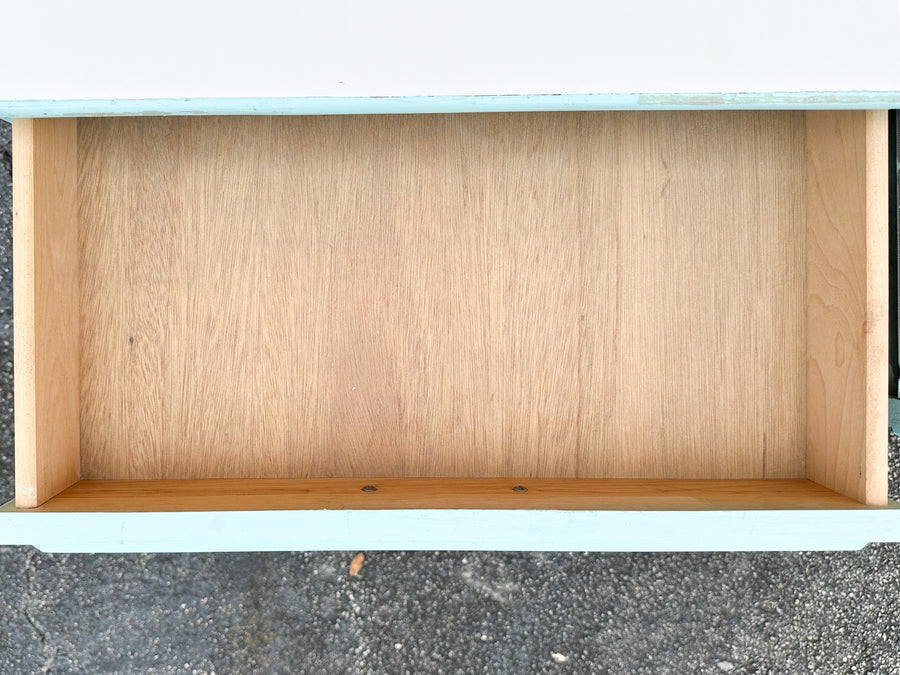 Ficks Reed Painted Rattan Server