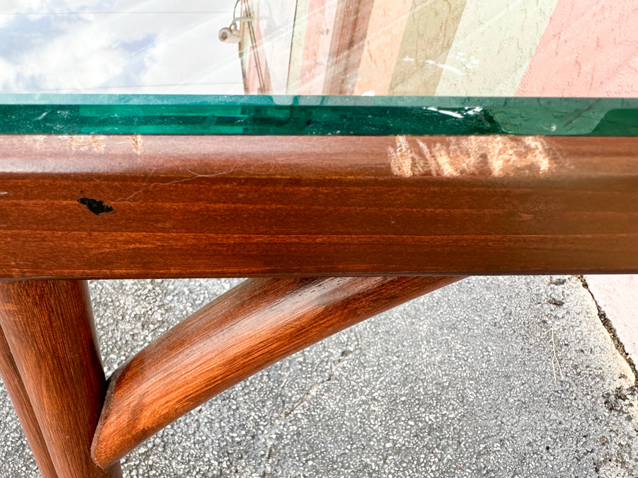 Chippendale Rattan Game Table