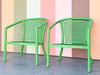 Pair of Meadowcraft Faux Bamboo Chairs