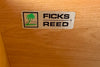 Handsome Ficks Reed Faux Bamboo and Rattan Dresser