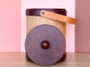 Wicker Wrapped Ice Bucket