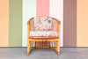 Old Florida Rattan Barrel Chair