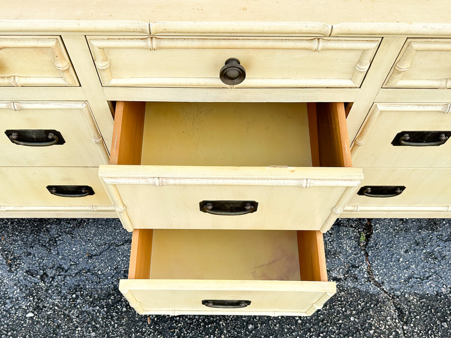 Ficks Reed Faux Bamboo Dresser
