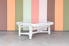 Pencil Reed Twisted Rattan Coffee Table