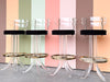 Set of Four Lucite Bar Stools