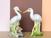 Pair of Old Florida Ceramic Egrets