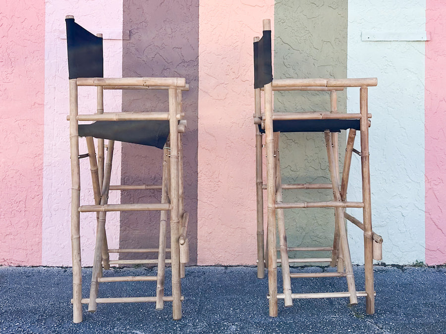 Kips Bay Show House Tiki Bar and Stools