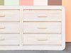 Coastal Cool Pencil Reed Rattan Dresser