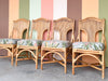 Set of Four Island Style Rattan Dining Chairs