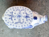 Petite Blue and White Elephant Garden Seat