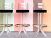 Set of Four Lucite Bar Stools