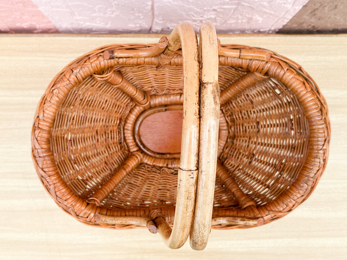 Rattan Easter Basket