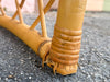 Set of Six Coastal Chic Rattan Dining Chairs