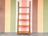 Tortoiseshell Rattan Leaning Etagere