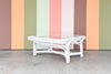 Pencil Reed Twisted Rattan Coffee Table