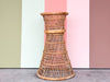 Woven Rattan Plant Stand