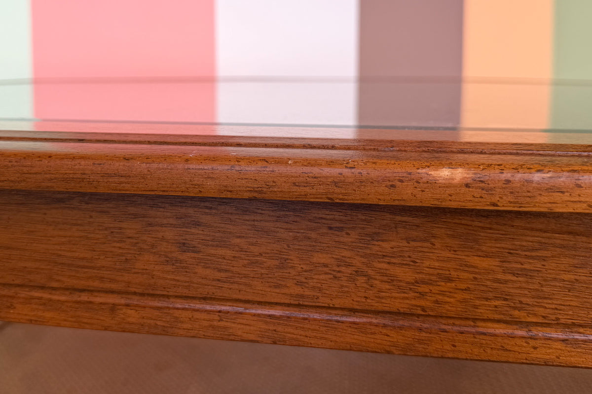 Handsome Faux Bamboo Coffee Table