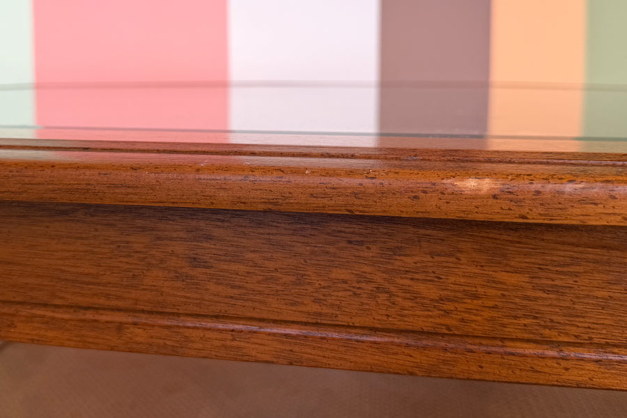 Handsome Faux Bamboo Coffee Table
