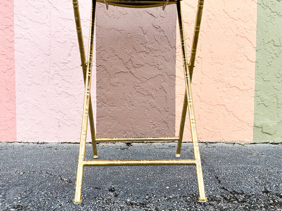 Cute Regency Style Folding Side Table